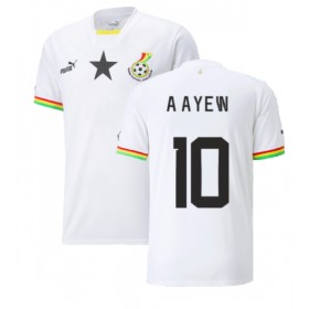 Jalkapallo Pelipaidat/Peliasut Ghana Andre Ayew 10 Kotipelipaita Mm-Kisat 2022